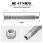 90mm Wheel Stud Conversion Kit M12 X 1 5 Thread For Bmw E36 E46 E90 E92 E60 E39
