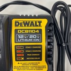 Dewalt Dcb1104 12v 20v 4a Battery Charger - Black yellow