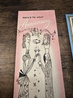 Vintage Anniversary Greeting Cards Hallmark Longfellow Cork Pin Lot 2