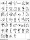 95 Cartoon Toy Characters Embroidery Machine  Designs Pes Jef Hus Exp Dst Usb