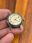 Vintage Bulova Watertight Rare Sterling Case Ww2 Era 1940 s 15 Jewel 10ax Repair