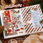 157 Pcs Christmas Scrapbooking Supplies Kit Vintage Junk Journaling Supplies