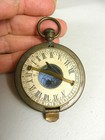 1886 Rare Geneva Sundial Compass Nautical Solar W original Box Pocket Watch