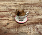 Wee Forest Folk Cuppa Cottontail  Bunny  Teacup  Wff  B-28  Teacup Bunny