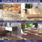 Goyugore 16  Hairpin Table Legs Set 4 Antique Copper Metal Floor Protectors