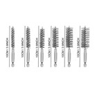 24pcs Stainless Steel Bore Brush Set 1 4  Hex Shank For Drill Rust Removal clean