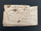 Confederate States Csa Turned Cover With Original Enclosure Dc4758