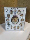 My First Year Framed Picture Photo Frame For Baby  Girl Or Boy Never Used