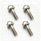 8x M8 Stainless Steel Exhaust Studs Flange Nuts Set For Yamaha Suzuki 92004-1249
