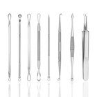 Acne Needle Blackhead Remover Pimple Blemish Comedone Extractor Tweezer Tool Kit