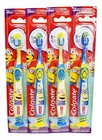 Colgate Kids Minions Toothbrushes Extra Soft Ages 5  Suction Cup Lot Of 4
