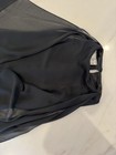 Vintage Chetta B Black Sleeveless Long Dress With Chiffon -  Size 6