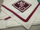 Rare  Lot Of 4 Vtg Boy Scout Bsa Neckerchiefs Kaw Council 50th   1958 Slides