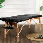 84 l Portable Massage Table Adjustable Facial Spa Bed Tattoo W  Carry Case Black