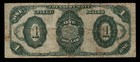 1891  1 Treasury Note Fr 351 Till morgan Low Grade Stanton  ahj 
