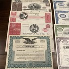 Lot  20 Canceled Stock Certificate Vintage 1950s To 1970s Railroad Manufacturing