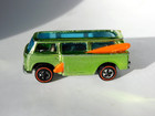 1969 - Hot Wheels Redline Volkswagen Beach Bomb Light Green-olive-  Hk Original