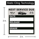 Noyoc Oil Change Stickers - 120 Count Static Cling Reminder Decals