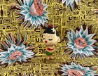 Vintage Hawaiian Hula Girl Nodder Giant Head 5    Tall Red Kiss Lips Note