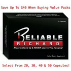 Reliable Richard Original Value Packs -  1 Premium Intimacy Support Free Shp Usa