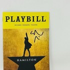 Lin-manuel Miranda Autographed Signed Hamilton Broadway Playbill Jsa Coa           