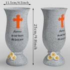 Cemetery Vase  Memorial Grave Vase With Ground Spikes  Angel Vases For Fresh art