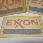 3 Vintage Exxon Service Station truck Large Decal-  Mactac   Read Description  