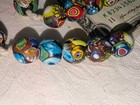 Gorgeous Vtg Antique 45 Pieces Murano Venetian Glass Millefiori Beads Set