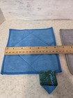 Norwex Enviroscrub Cloths Set Of 2 Blue Gray Microfiber Scrubber Cleaning Pads