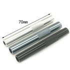 4pcs Party Tool Aluminum Alloy Tube Straw Mixed Color Snuff Boxes 70mm Length