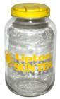 Vintage 1970 s 1980 s Lipton Sun Tea 1 Gallon Glass Jar Jug Complete Never Used