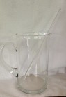 8 Glass Martini Pitcher With 11 5 Glass Stirrer For Serving Cocktails Vintage