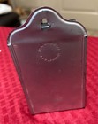 Vintage Metal Match Box Holder Wall Hanging Pnco  Fulton  Ill