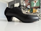 New Dancing Black Leather   Suede Flamenco Shoes Spain Dance W  Nails Us 9 Eu 40