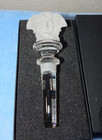 Versace Treasury Rosenthal Medusa Crystal Glass Bottle Stopper Frosted With Box