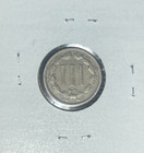 1881 Three Cent Nickel   Vf  nice Coin 