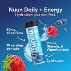 Nuun  Daily Hydration  Energy  Berry Blast 10 Tablets  Pack Of 8  Exp 06 26