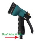 Garden Hose Nozzle Spray Nozzle 8-pattern Heavy Duty High Pressure Leak Proof