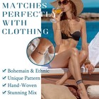 24 Pcs Boho Surfer Bracelet Ankle Adjustable Beaded Anklets Unisex Handmade B   