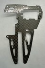 Vintage Hpi Nitro Rs4 2 Racer Carbon Fiber Upper Deck W posts  a933