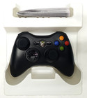 New In Open Box Xbox 360 Wireless Controller Black No Batteries N1690 C9