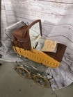 Vintage Perego Wicked Woven Baby Stroller Pram 1980 s With Carrier Attachment