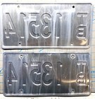 Pair Oregon License Plates     Trailblazers     Rip City     Tb 13534     Nba 