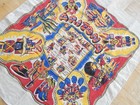 Vintage 1940-50s Arizona Map Souvenir Table Cloth - Southwestern Route 66 Mint