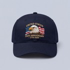 Printed Navy Eagle Flag 250th Anniversary Baseball Cap