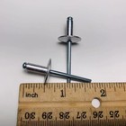100pc Pop Rivets Large Flange 3 16  X 1 2  Aluminum Head Steel Mandrel Rivet Us