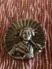 3 Vintage Antique Brass Umbrella Geisha Buttons