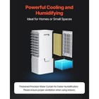 Portable Air Conditioner 9l 550 Cfm Swamp Cooler Air Conditioner With 12h