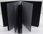 Green 32 Page Hardcover Stamp Stock Book  Black Pages  9 Strips page  Lighthouse
