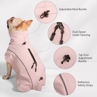 Dog Coat Warm Dog Winter Coat Waterproof Dogs Jacket With Reflective Pet Fleece